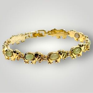 Helena Rose Magnetic Elephant Healing Bracelet With Adventurine